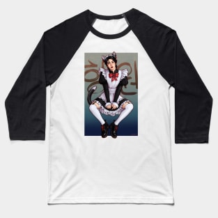 Maid Catboy Baseball T-Shirt